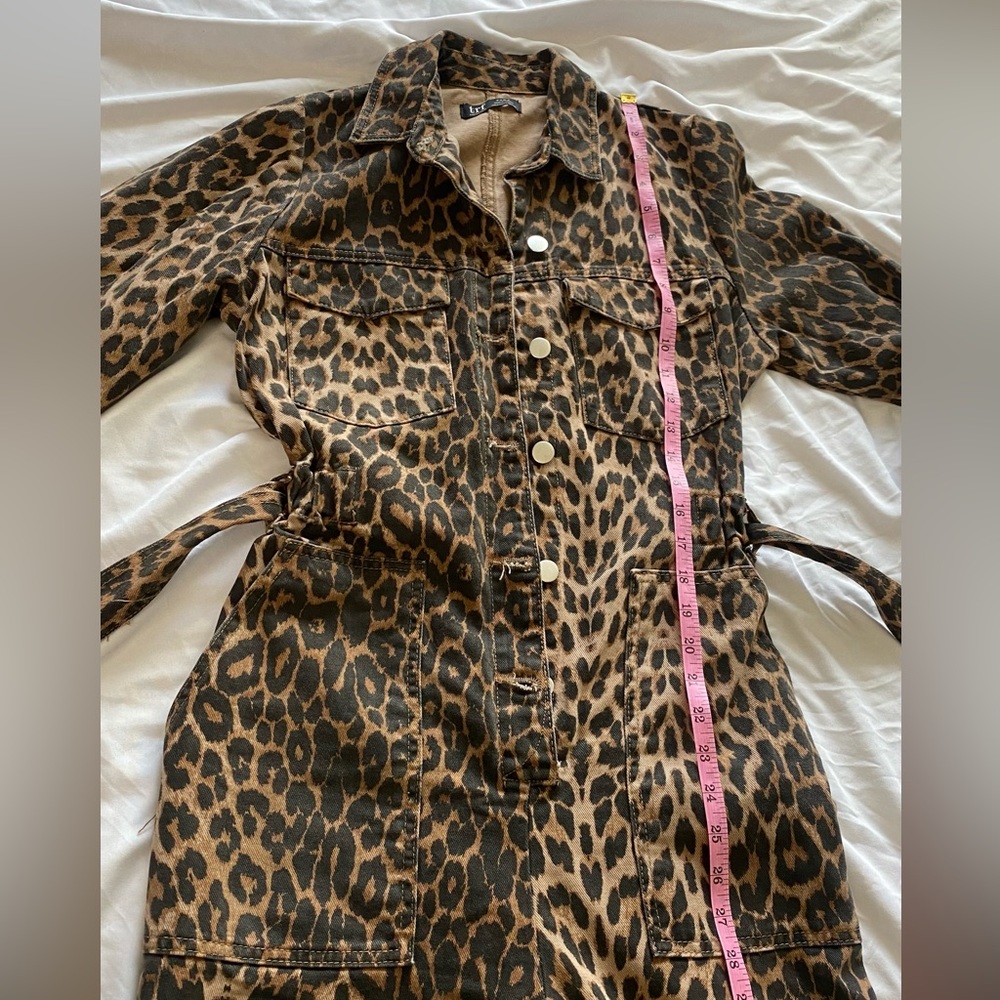 Animal print jumpsuit